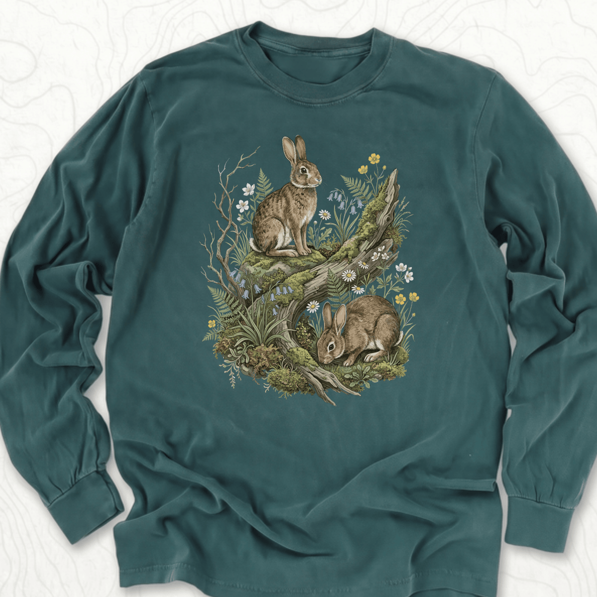 Woodland Rabbits LS T-shirt