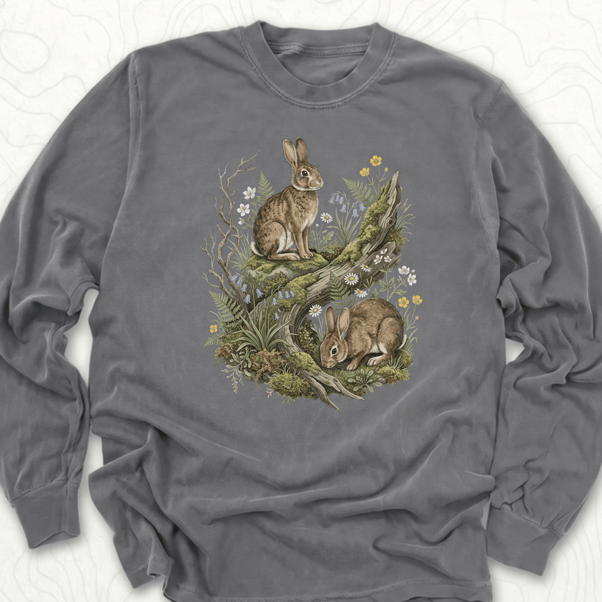 Woodland Rabbits LS T-shirt