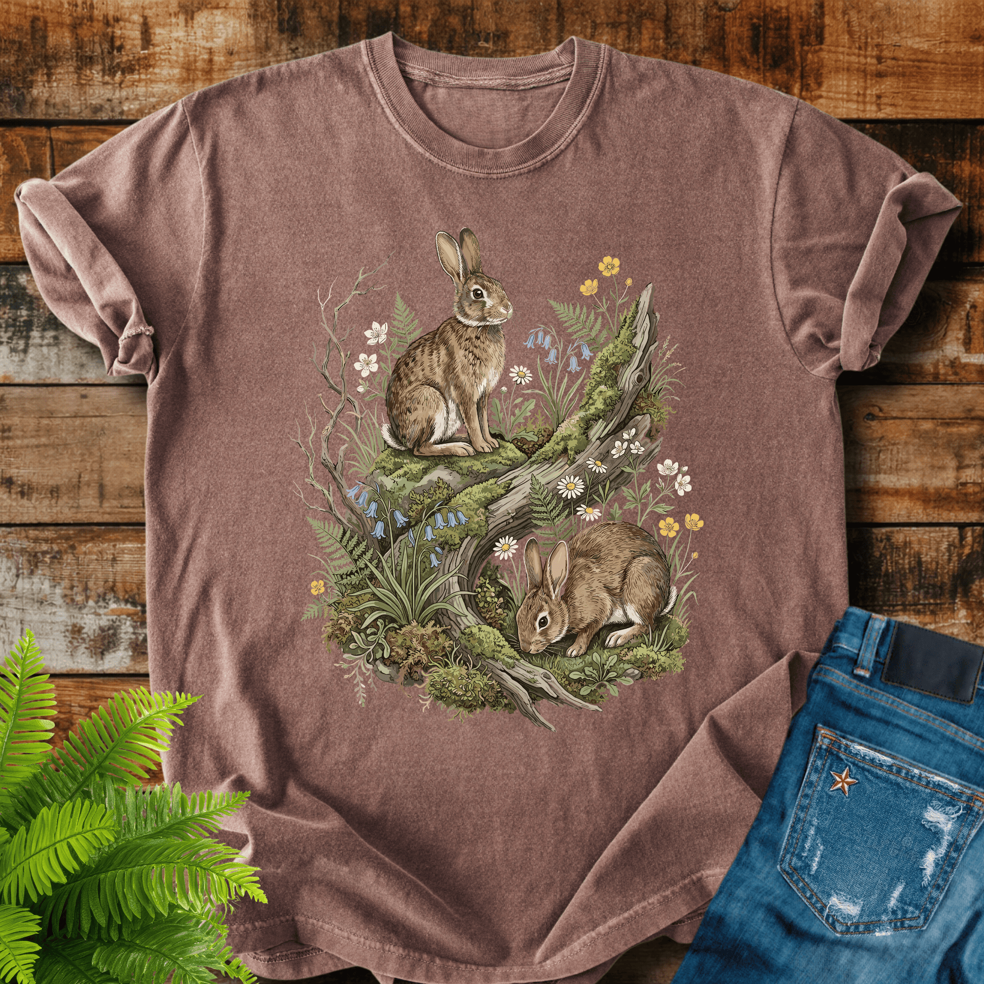Woodland Rabbits T-shirt