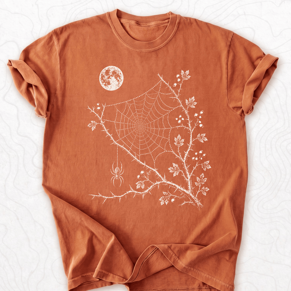 Moonlit Spiderweb T-shirt