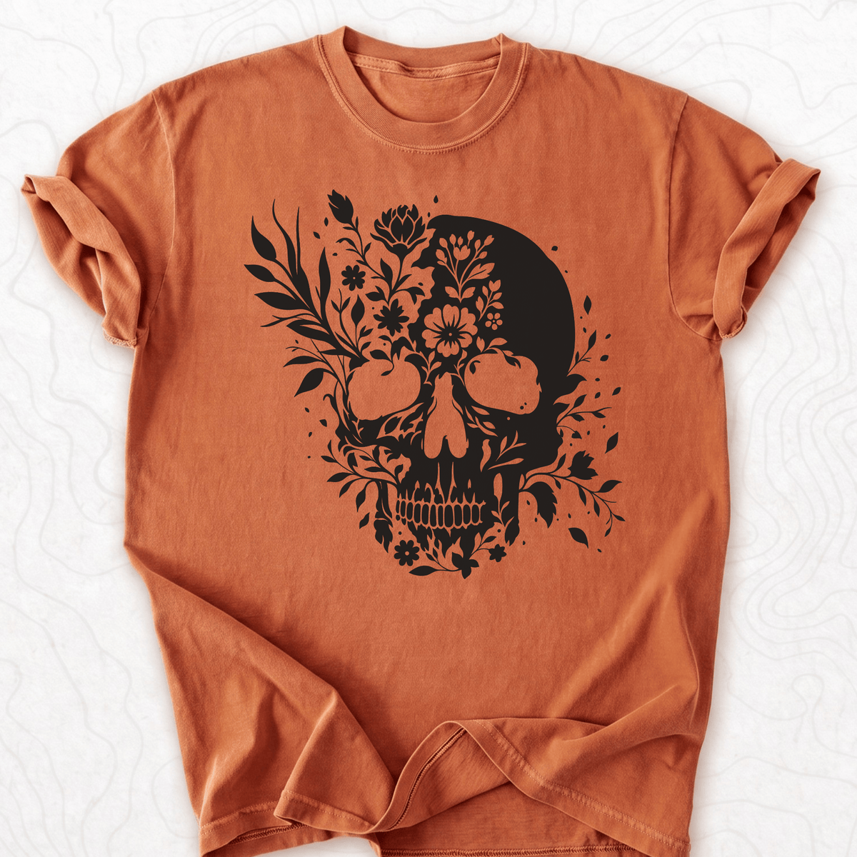Floral Skull T-shirt