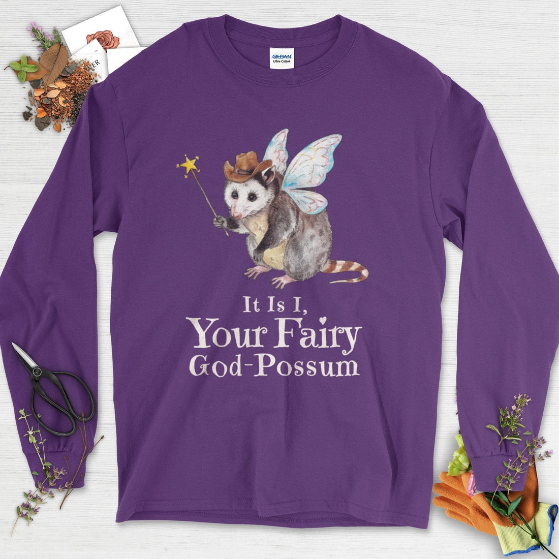 Your Fairy God-Possum Long Sleeve