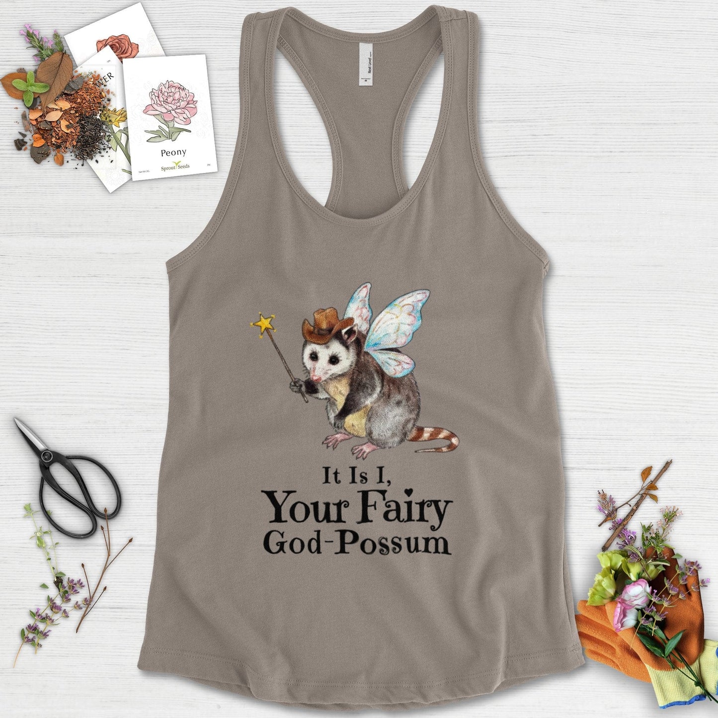 Your Fairy God-Possum Racerback