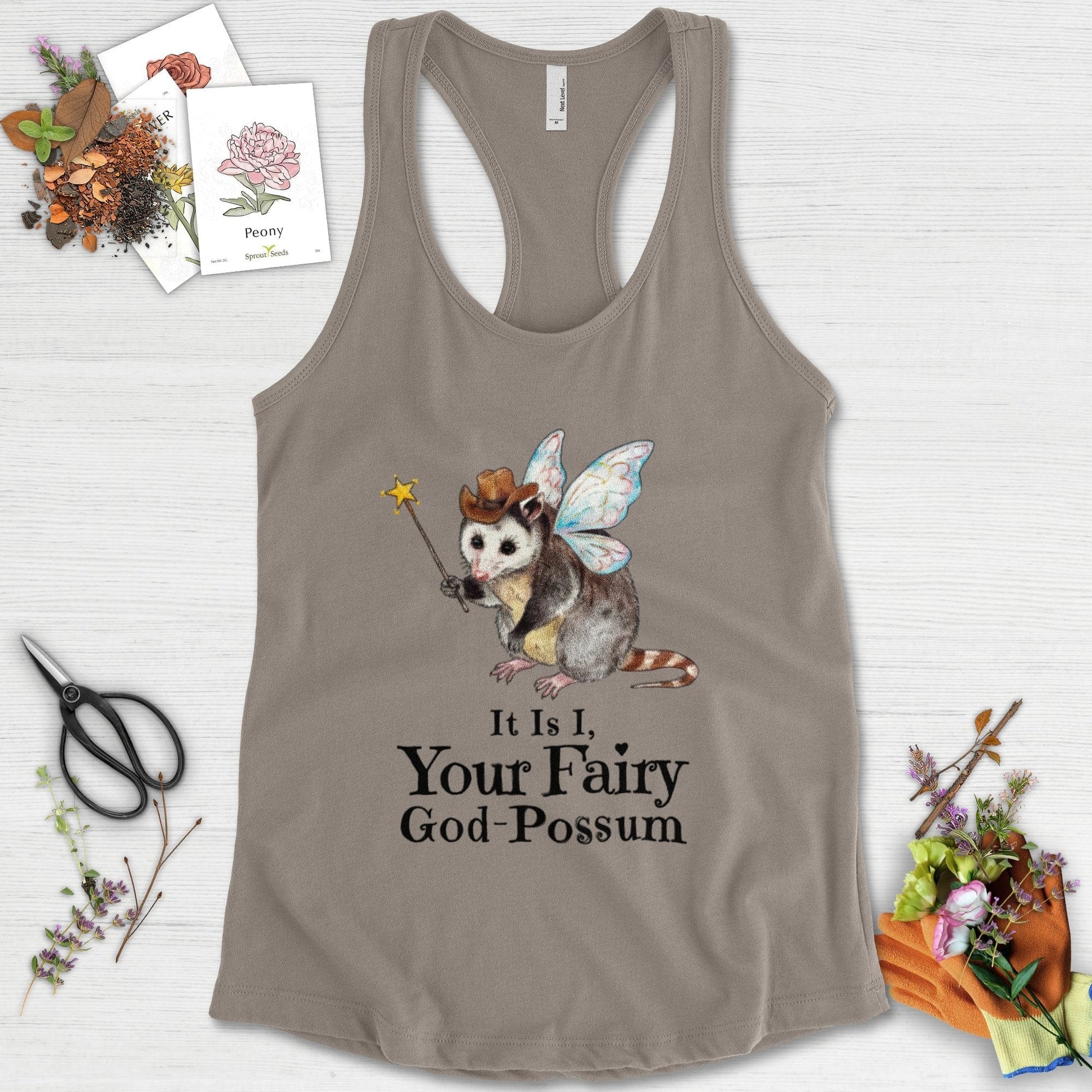 Your Fairy God-Possum Racerback