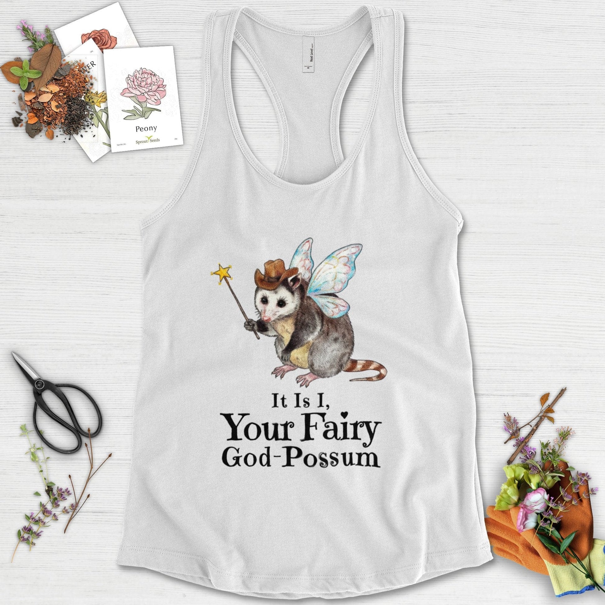 Your Fairy God-Possum Racerback