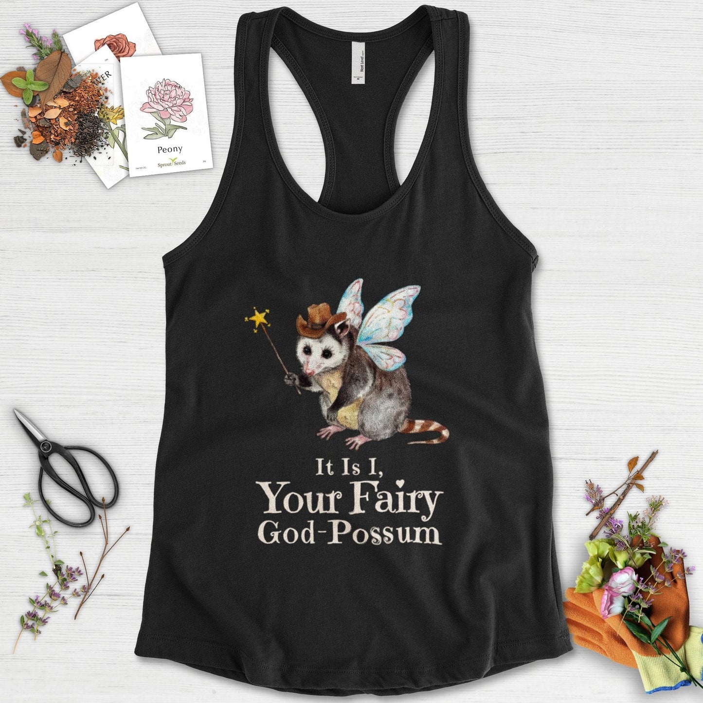 Your Fairy God-Possum Racerback