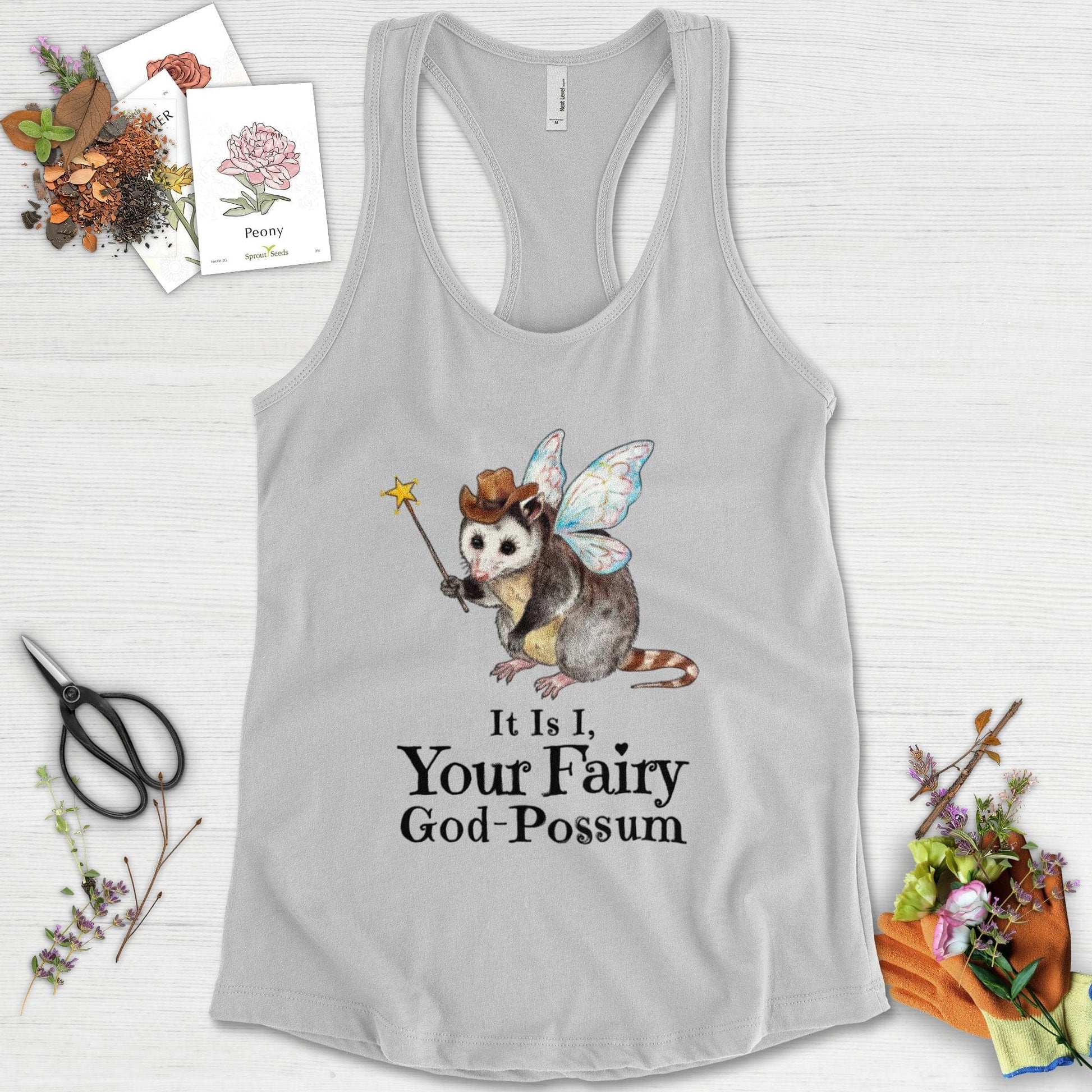 Your Fairy God-Possum Racerback