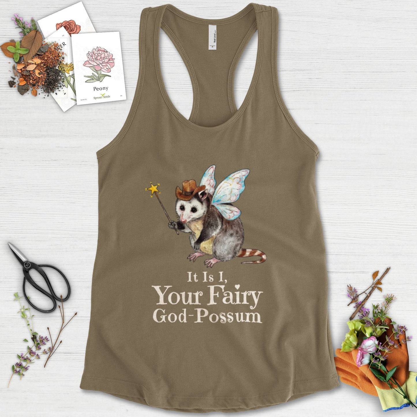 Your Fairy God-Possum Racerback