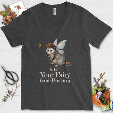 Your Fairy God-Possum V-Neck