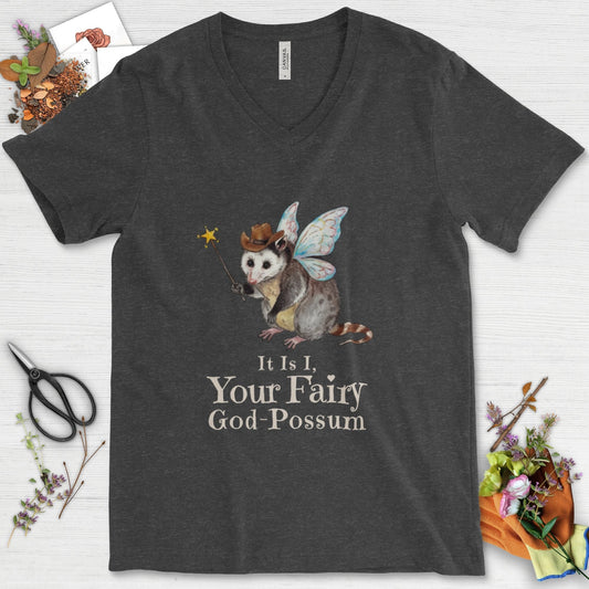 Your Fairy God-Possum V-Neck