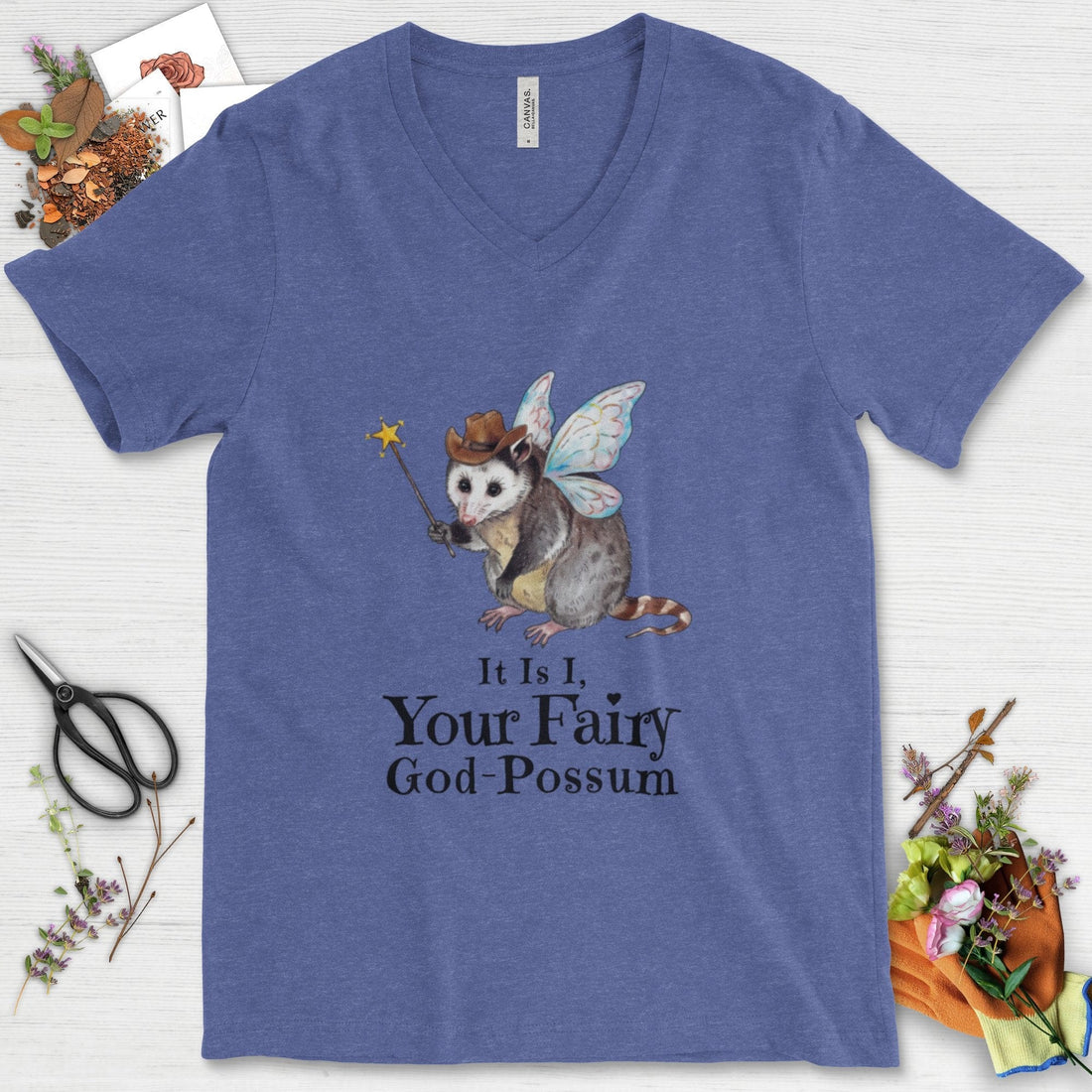 Your Fairy God-Possum V-Neck