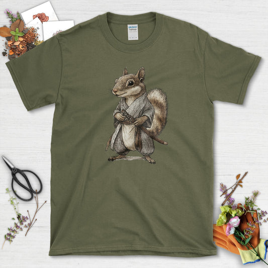 Zen Samurai Squirrel T-Shirt